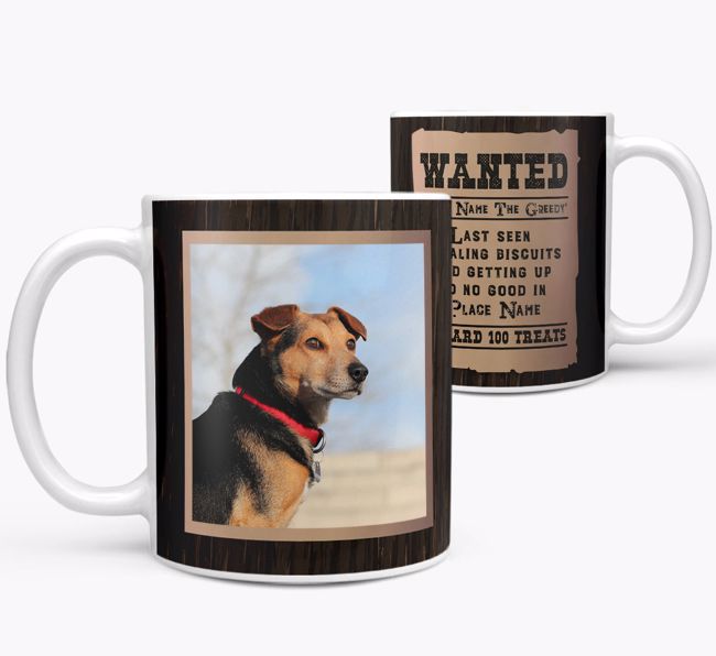 'Wanted Poster' - Photo Upload {breedFullName} Mug